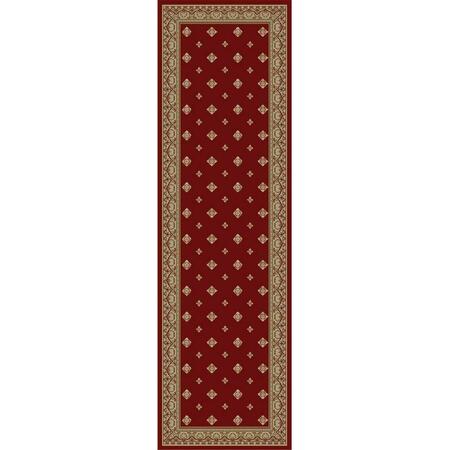 CONCORD GLOBAL TRADING Runner Rug, 2 ft. 2 in. x 7 ft. 3 in. Ankara Pin Dot - Red 63002